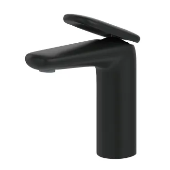 Baterie lavoar Villeroy & Boch Antao  ventil click-clack  negru mat imagine