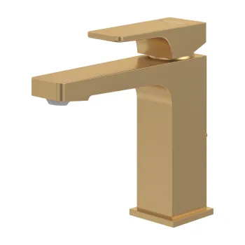 Baterie lavoar Villeroy & Boch Architectura Square  fara ventil  auriu periat imagine