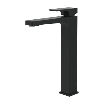 Baterie lavoar Villeroy & Boch Architectura Square pentru lavoar tip bol  ventil click-clack  negru mat imagine