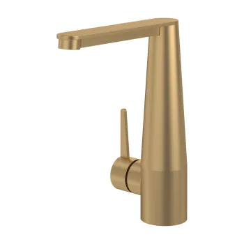 Baterie lavoar Villeroy & Boch Conum  21cm  ventil click-clack  auriu periat imagine