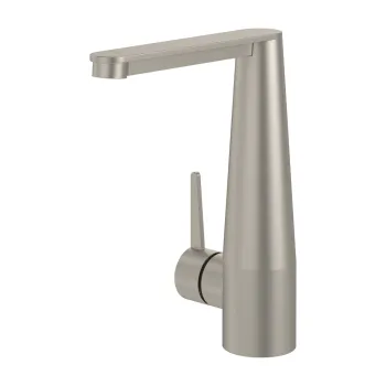 Baterie lavoar Villeroy & Boch Conum  21cm  ventil click-clack  nichel periat imagine