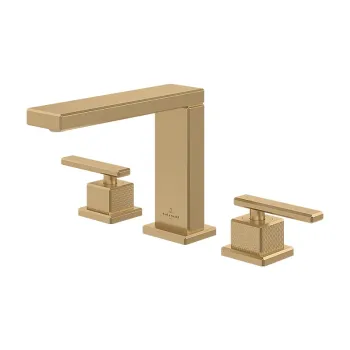 Baterie lavoar Villeroy & Boch Mettlach din 3 elemente  fara ventil  auriu periat imagine