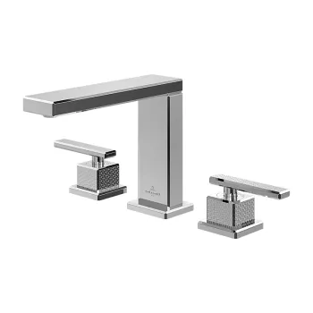 Baterie lavoar Villeroy & Boch Mettlach din 3 elemente  fara ventil  crom imagine