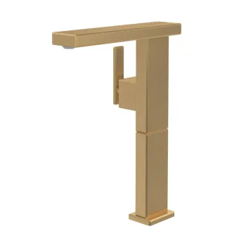 Baterie lavoar Villeroy & Boch Mettlach pentru lavoare tip bol  fara ventil  auriu periat imagine