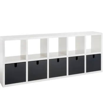 Biblioteca Kartell Polvara design Giulio Polvara 196x80.5x35.5cm alb imagine