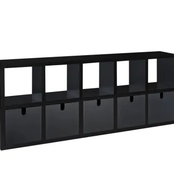 Biblioteca Kartell Polvara design Giulio Polvara 196x80.5x35.5cm negru imagine