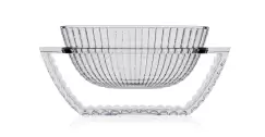 Bol decorativ Kartell U Shine design Eugeni Quitllet 29x14cm transparent imagine