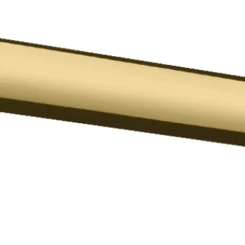 Brat de perete Hansgrohe 389 mm gold optic lustruit imagine