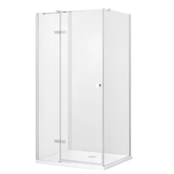 Cabina de dus Besco Pixa Chrome 90 P 90x90cm orientare dreapta profile crom imagine