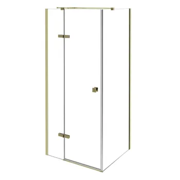 Cabina de dus Besco Pixa Gold 90 P 90x90cm orientare dreapta profile auriu imagine