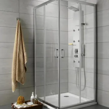Cabina de dus dreptunghiulara Radaway Premium Plus D 1900 120x80cm sticla transparenta imagine