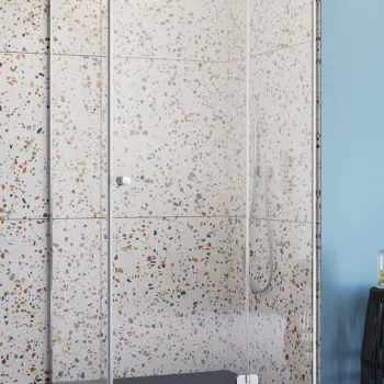 Cabina de dus dreptunghiulara Radaway Torrenta KDJ 100x90cm orientare stanga profile crom imagine