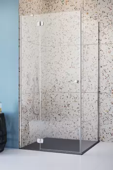 Cabina de dus patrata Radaway Torrenta KDJ 80x80cm orientare stanga profile crom imagine