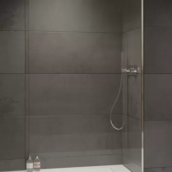 Cabina de dus tip Walk-in Radaway MODO SL II 105 cm orientare stanga profil crom lucios imagine