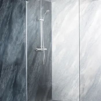 Cabina de dus tip Walk-in Sanotechnik Sanoflex Freedom II 90cm EXPUS imagine