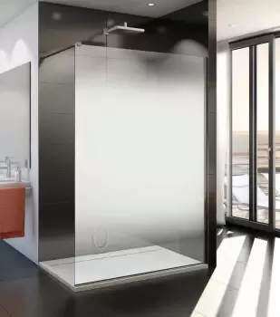 Cabina de dus Walk-In SanSwiss Easy SHADE STR4P 100cm sticla securizata sablata 8mm imagine