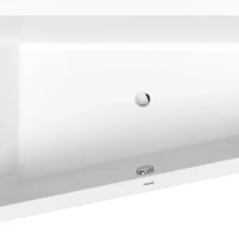 Cada asimetrica Duravit No.1 170x100cm acril orientare dreapta alb imagine