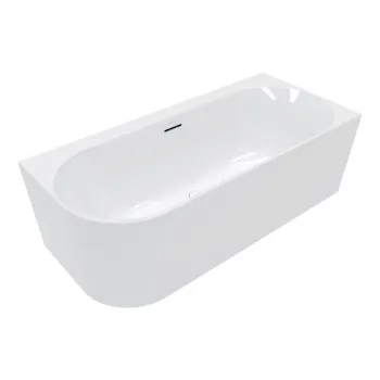 Cada asimetrica freestanding Villeroy & Boch Loop & Friends 170x75cm  montare la perete  orientare stanga  Alb Alpin imagine
