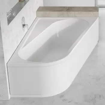 Cada baie asimetrica Ravak Concept Chrome 170x105cm acril orientare dreapta imagine