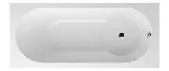 Cada baie rectangulara Villeroy & Boch Libra 170x75x43.2cm compozit picioare incluse alb alpin imagine