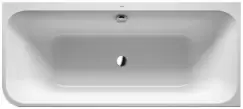 Cada de baie asimetrica Duravit Happy D.2 Plus 180x80 cm acril orientare dreapta grafit super mat imagine