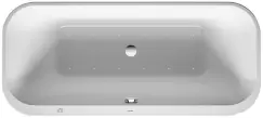 Cada free-standing cu hidromasaj Duravit Happy D.2 Plus 180x80 cm cu Air-System alb imagine