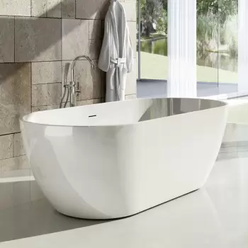 Cada free-standing Ravak Freedom O 169x80cm alb imagine