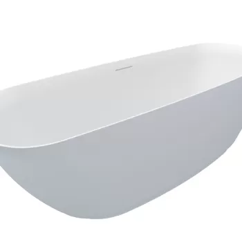 Cada free-standing Riho Bilo 165x77cm alb mat imagine