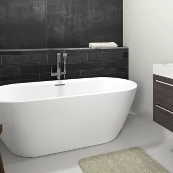 Cada free-standing Riho Inspire 160x75cm alba imagine