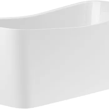Cada free-standing Roca Maui Square 155x70cm Stonex ventil click-clack alb imagine