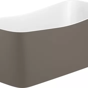Cada free-standing Roca Maui Square 155x70cm Stonex ventil click-clack cafea imagine