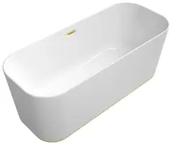 Cada free-standing Villeroy & Boch Finion 170x70x62cm alb alpin finisaje Gold imagine