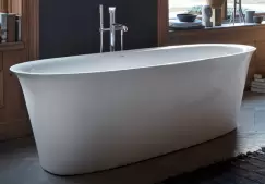 Cada freestanding Duravit White Tulip 160x80cm alb imagine