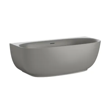Cada freestanding Riho Phatos 170x80cm montare la perete gri stone imagine