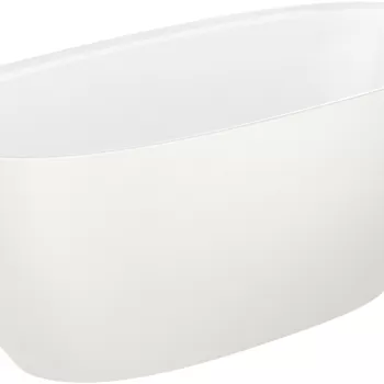Cada ovala free-standing Roca Ariane 165x75cm Stonex ventil click-clack bej imagine
