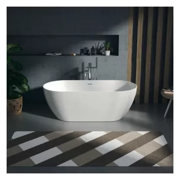 Cada ovala freestanding Duravit DuraKanto 170x80mm alb imagine