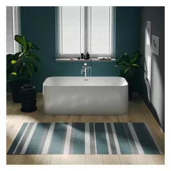 Cada rectangulara freestanding Duravit DuraFoga 180x80cm alb imagine