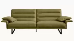 Canapea Gamma Dandy Renegade 252cm piele Maori H685 baza Burnished Copper HandMade in Italy imagine