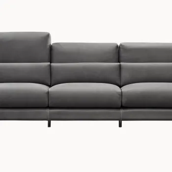 Canapea Gamma Newport D3M 262cm piele Burt F623 HandMade in Italy imagine