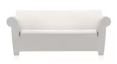 Canapea Kartell Bubble Club cu doua locuri design Philippe Starck 195cm alb zinc imagine