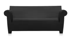 Canapea Kartell Bubble Club cu doua locuri design Philippe Starck 195cm negru imagine