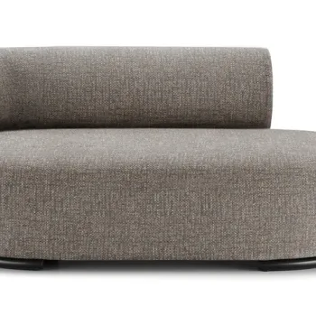 Canapea Kartell K-Waiting design Rodolfo Dordoni 153cm orientare dreapta Texture Grey imagine