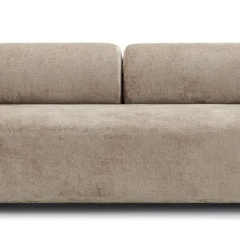 Canapea Kartell K-Waiting design Rodolfo Dordoni 230cm Chenille Beige imagine