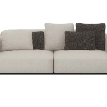 Canapea Kartell Largo design Piero Lissoni cu doua locuri Gubbio Ecru imagine