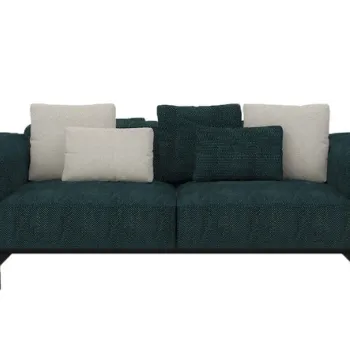 Canapea Kartell Largo design Piero Lissoni cu doua locuri Gubbio Green imagine