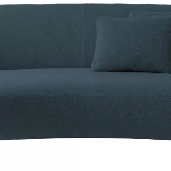 Canapea Kartell Lunam design Patricia Urquiola 200cm tapiterie Orsetto Albastru imagine