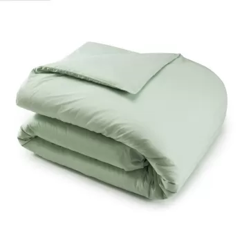 Cearceaf pentru pilota Descamps Coton Soyeux 3 200x200cm Verde Tileul imagine