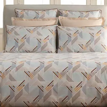 Cearceaf pentru pilota Descamps Florilege 200x200cm  Gri Perla imagine