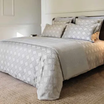 Cearceaf pentru pilota Descamps Florilege Jacquard 200x200cm  Nuage imagine