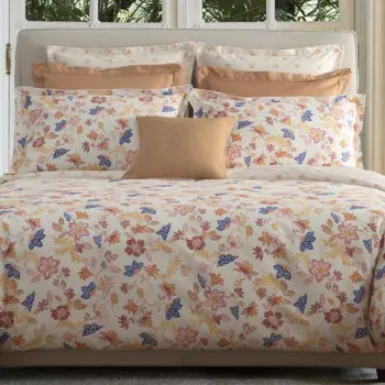 Cearceaf pentru pilota Jardin Secret Bali 200x200cm  Crem imagine